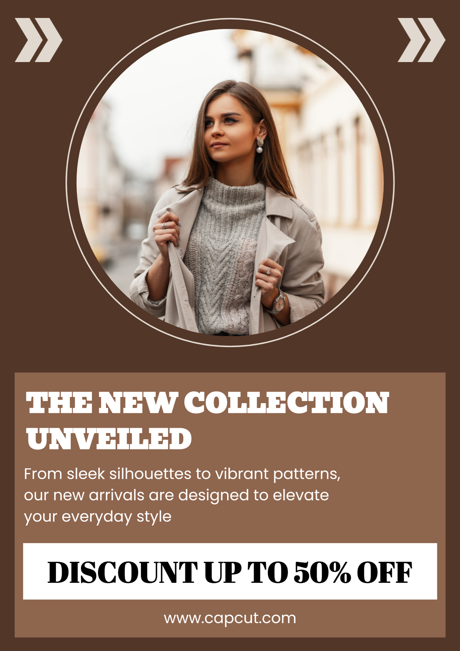 Promotion de la nouvelle collection de vêtements et de chaussures