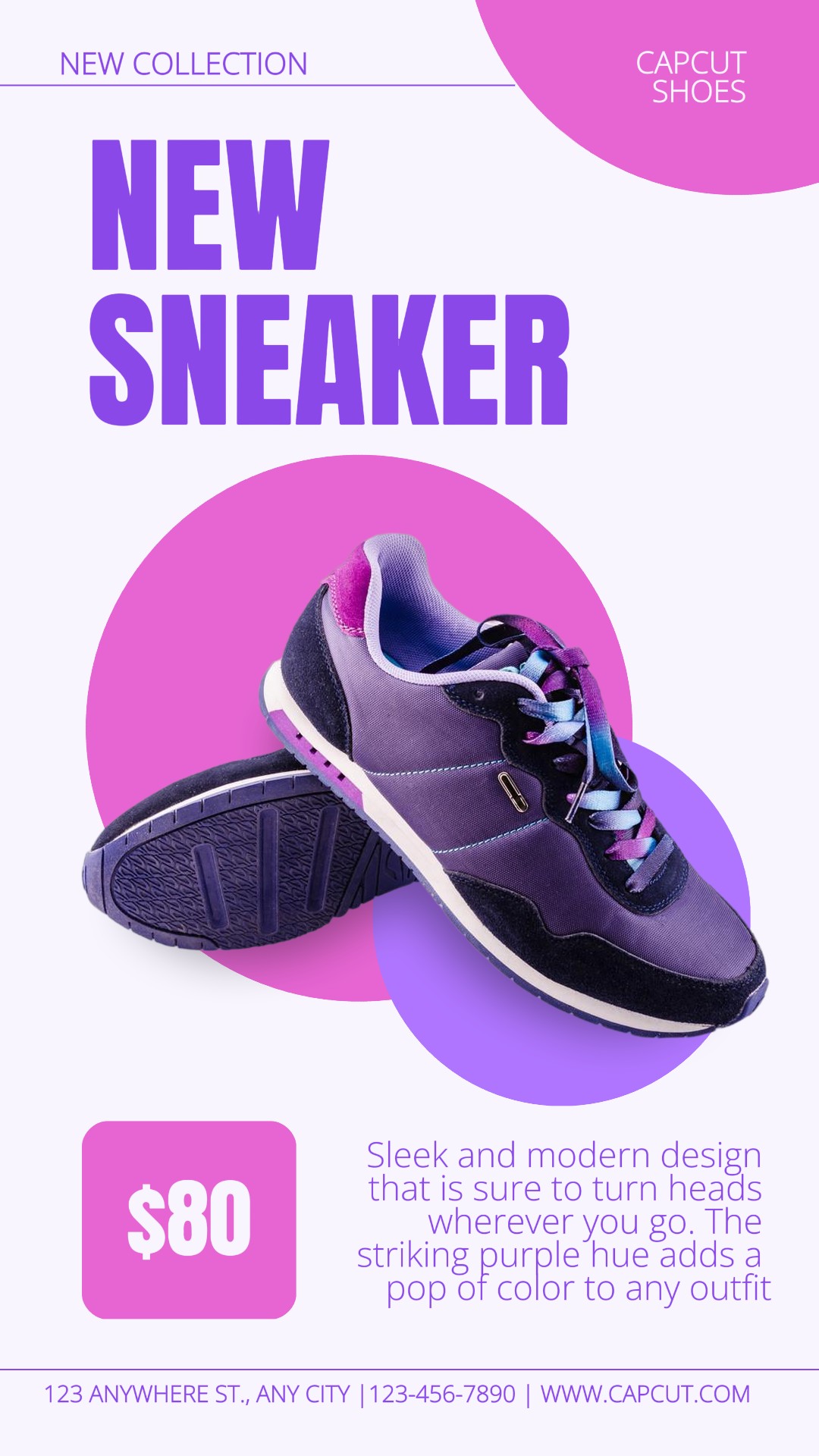 Fashion Sneaker Product Display Instagram Story