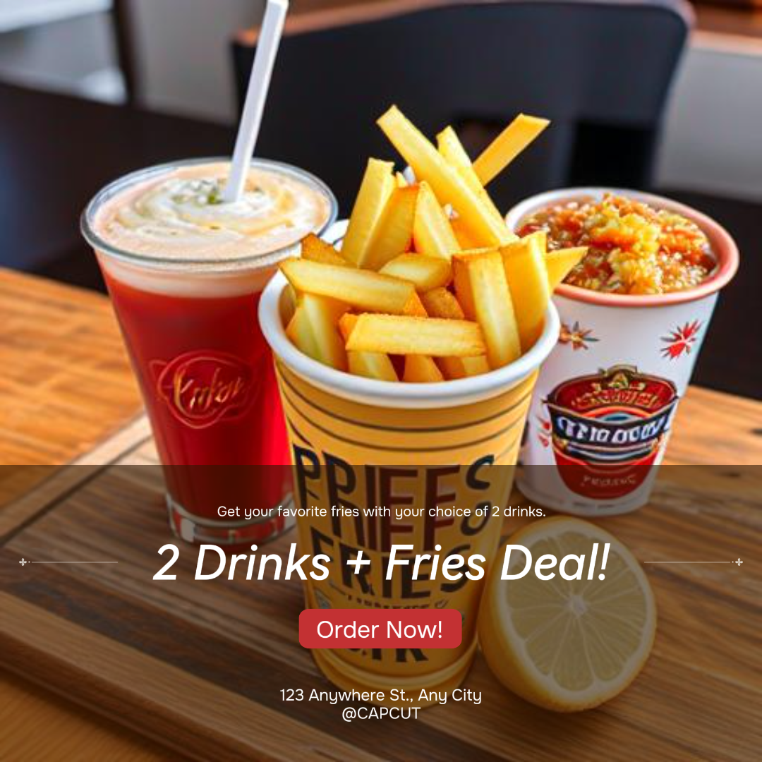 Promoção de Alimentos - Anúncio de Mídia Social