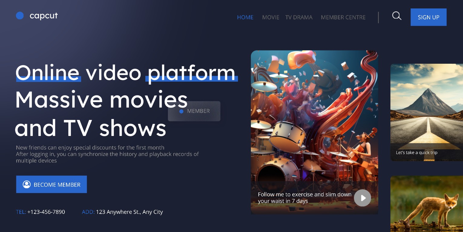 capcut template cover