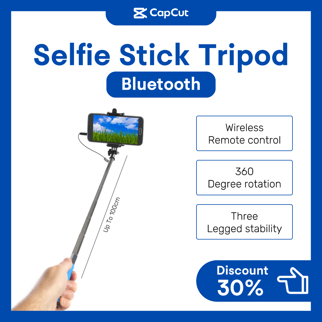 E-commerce Electronic Selfie Stick Hero Image