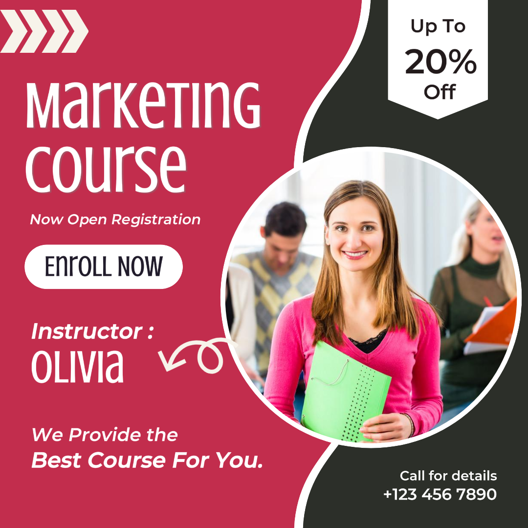 Curso de Educação e Formação Pôster Criativo