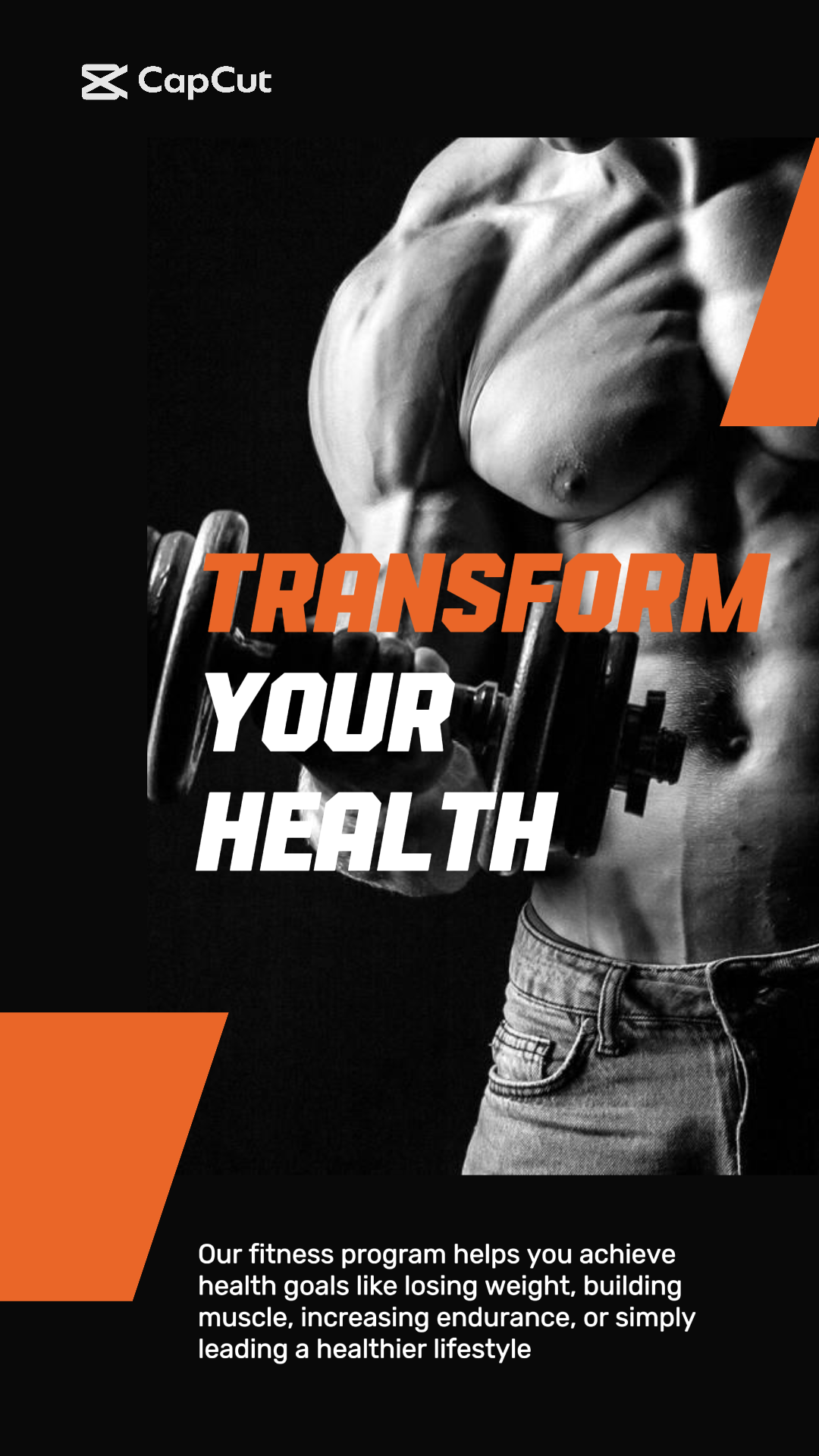 Workout and fitness TikTok Post Marketing Poster