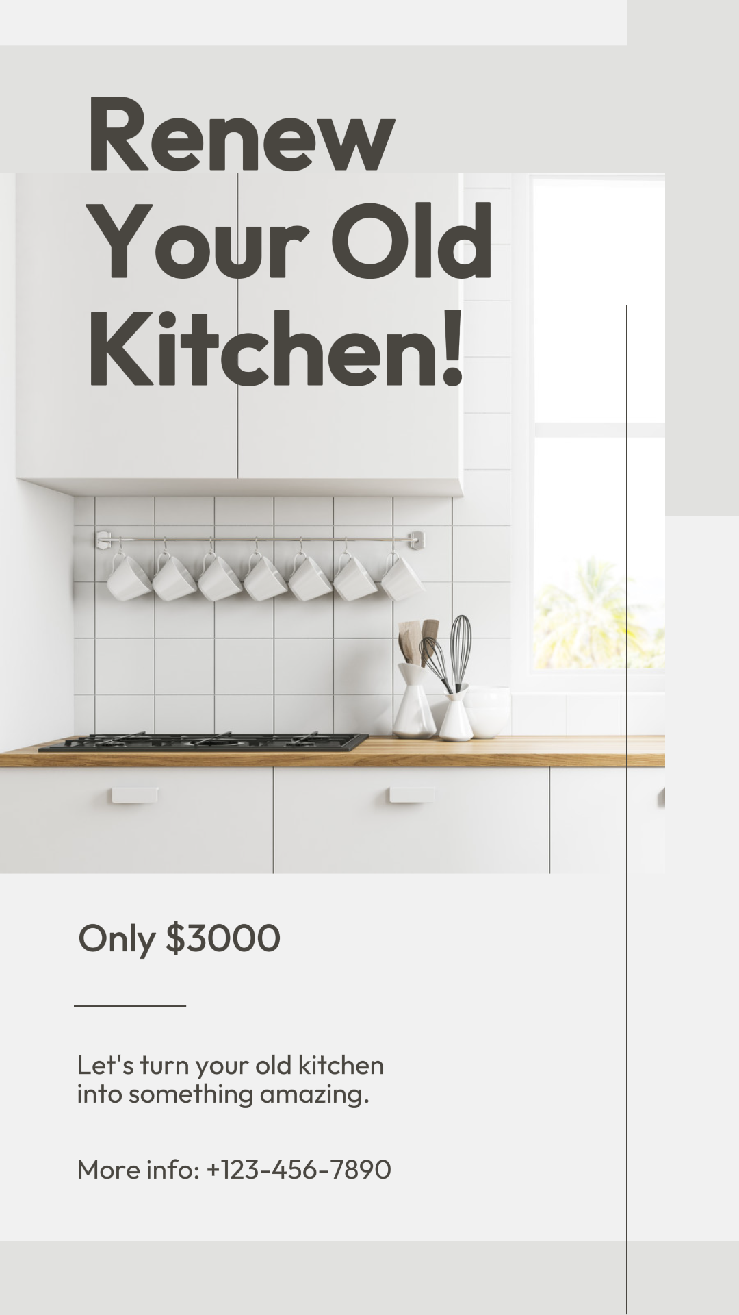 Meubles Cuisine Promotion Instagram Story