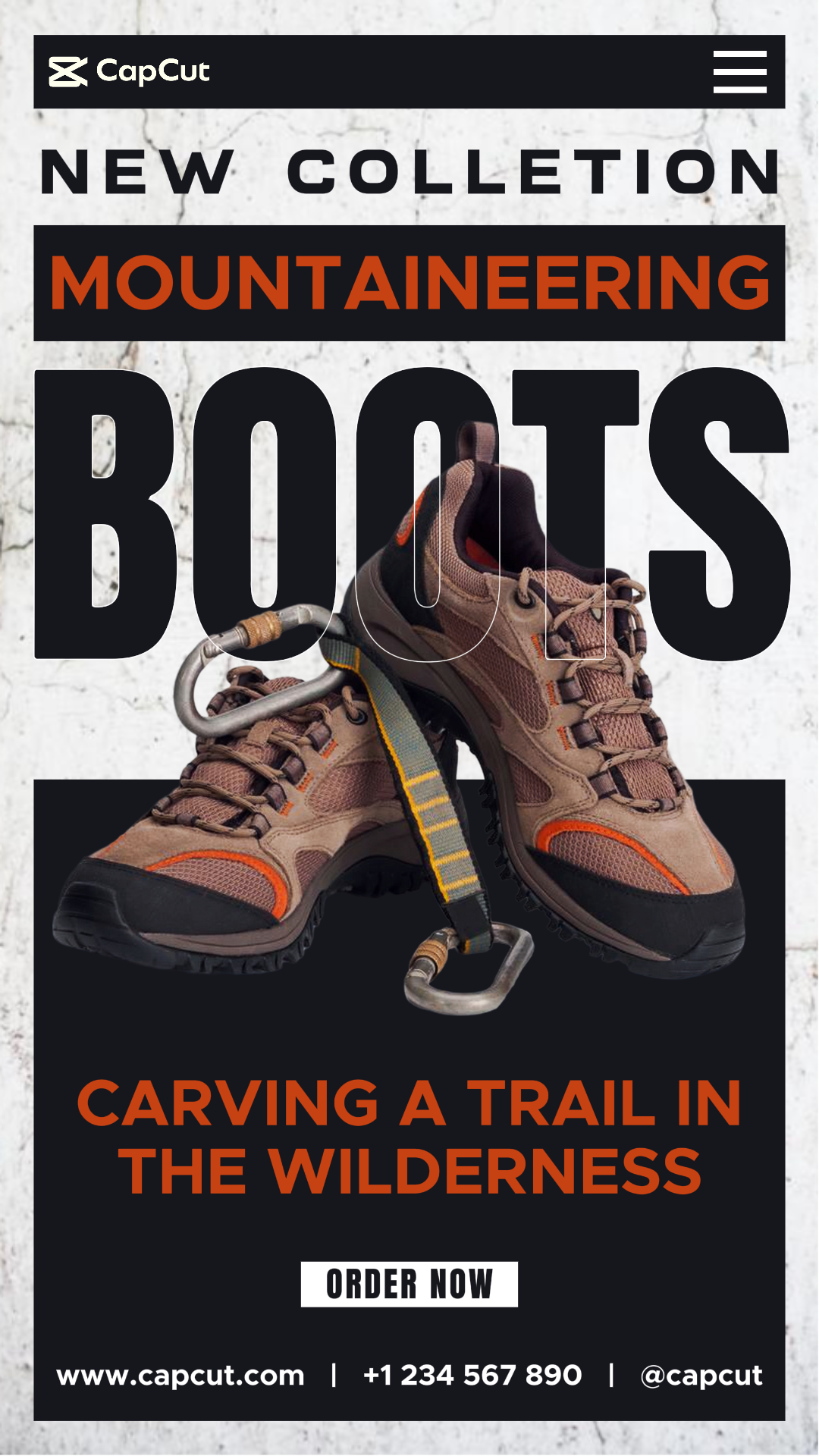 Schuhe Marketing Poster Stiefel Promotion 