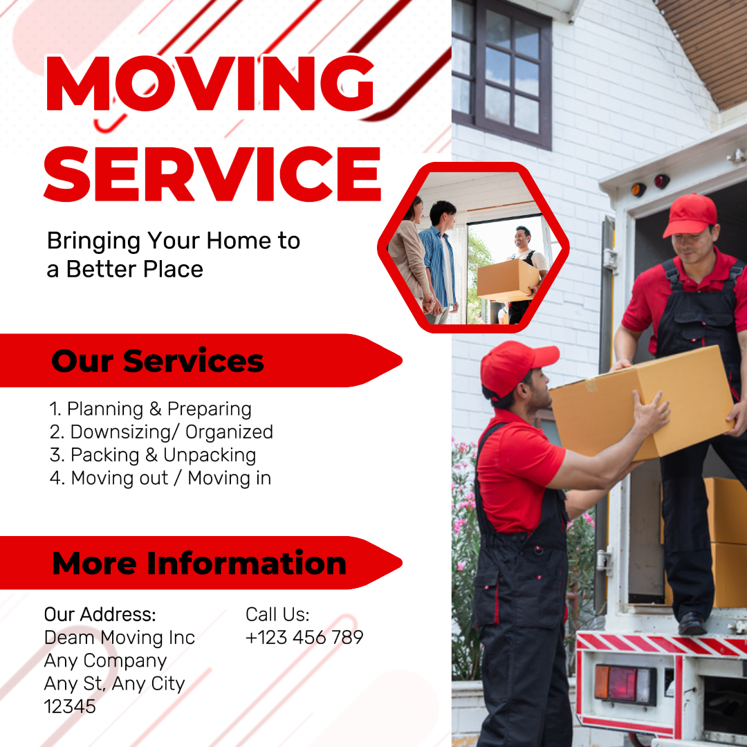 Servicio de Vida Instagram Publico Información de Servicio de Mudanza