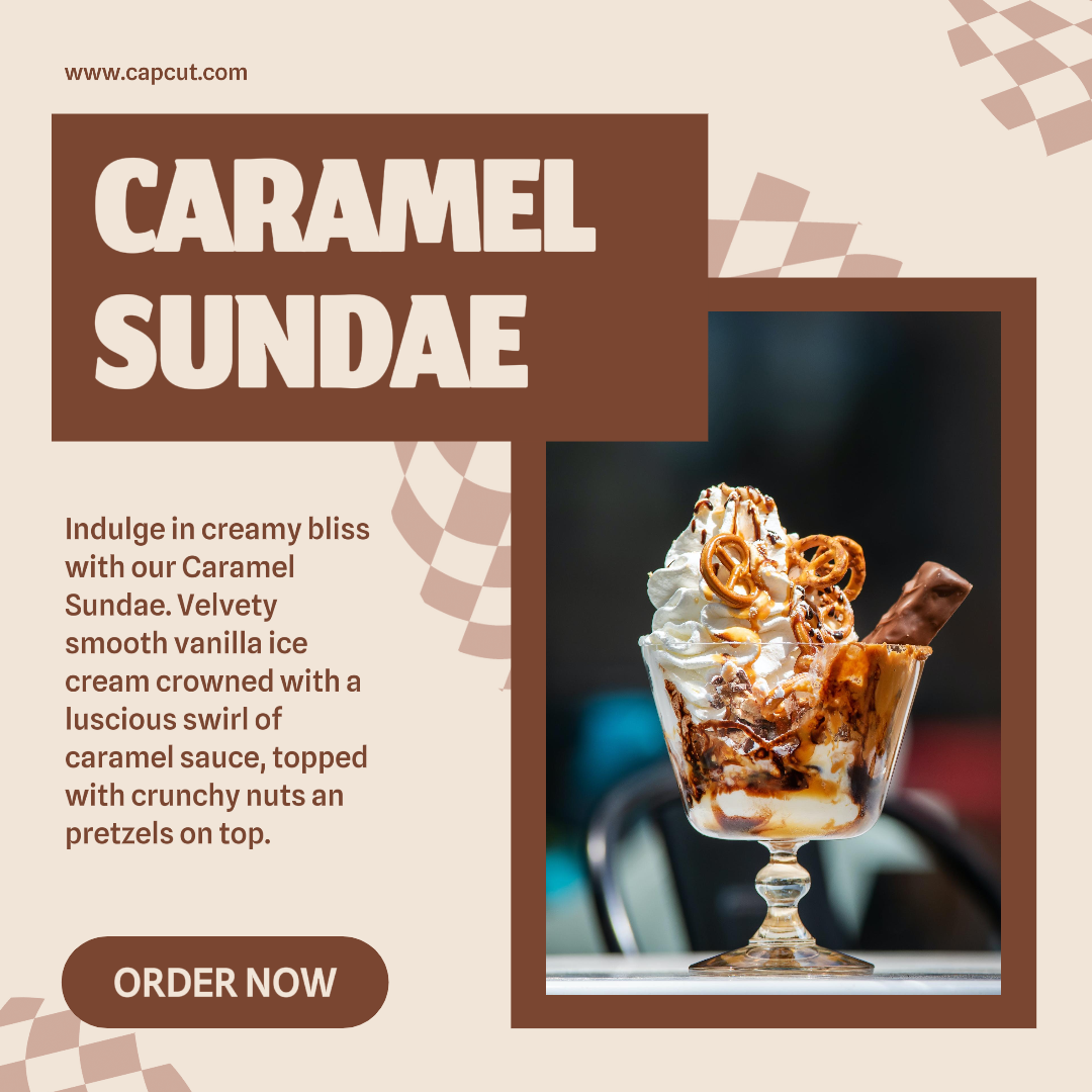 Foods and Beverage - Marketing Poster - Instagram Post - Cute Brown Theme