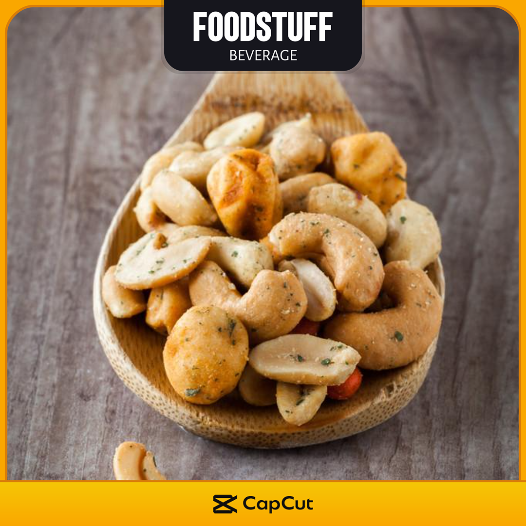 E-commerce Foods & Beverage Snacks Frame Orange Minimalist