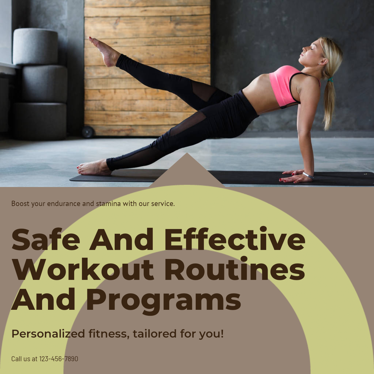 Workout & Fitness Effect Display