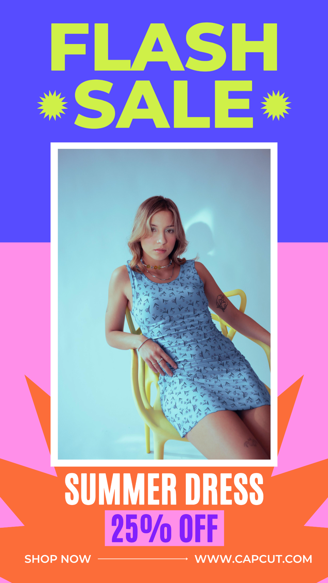 Pakaian- Mendaftarkan- Cerita IG - Flash Sale Eye Catching