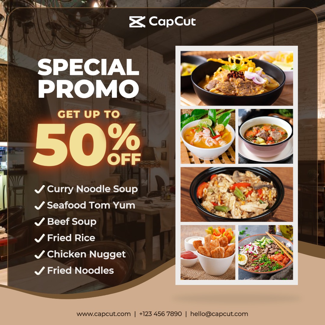 Food Best Seller Menu Promoção Instagram Post