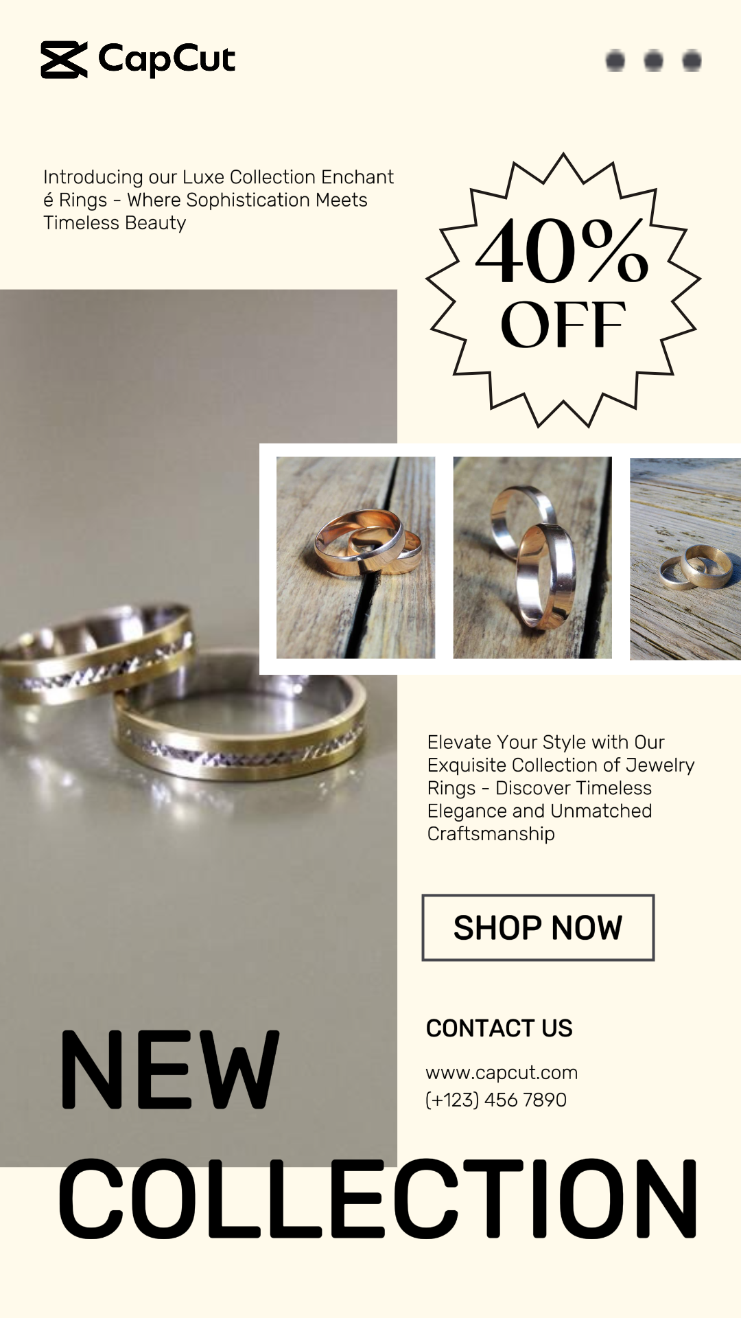 Jewelry and accessories Marketing Promotion