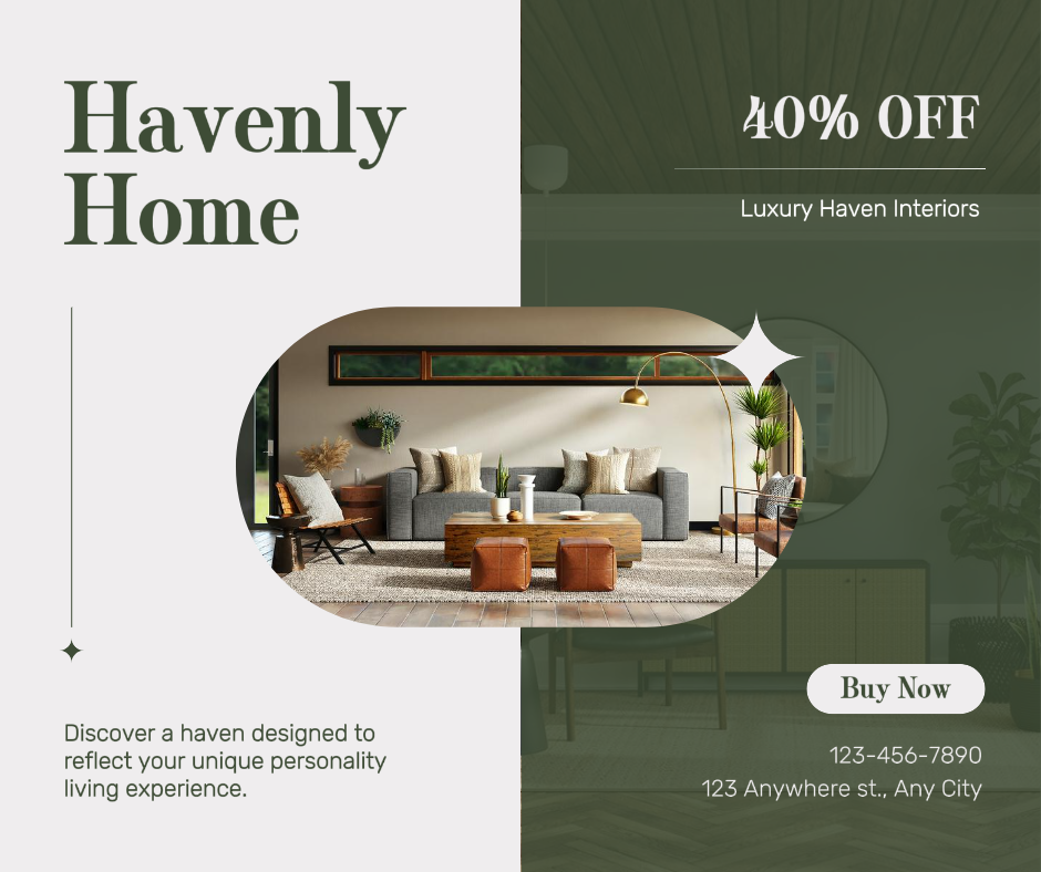 Havenly Home Promotion Facebook Post