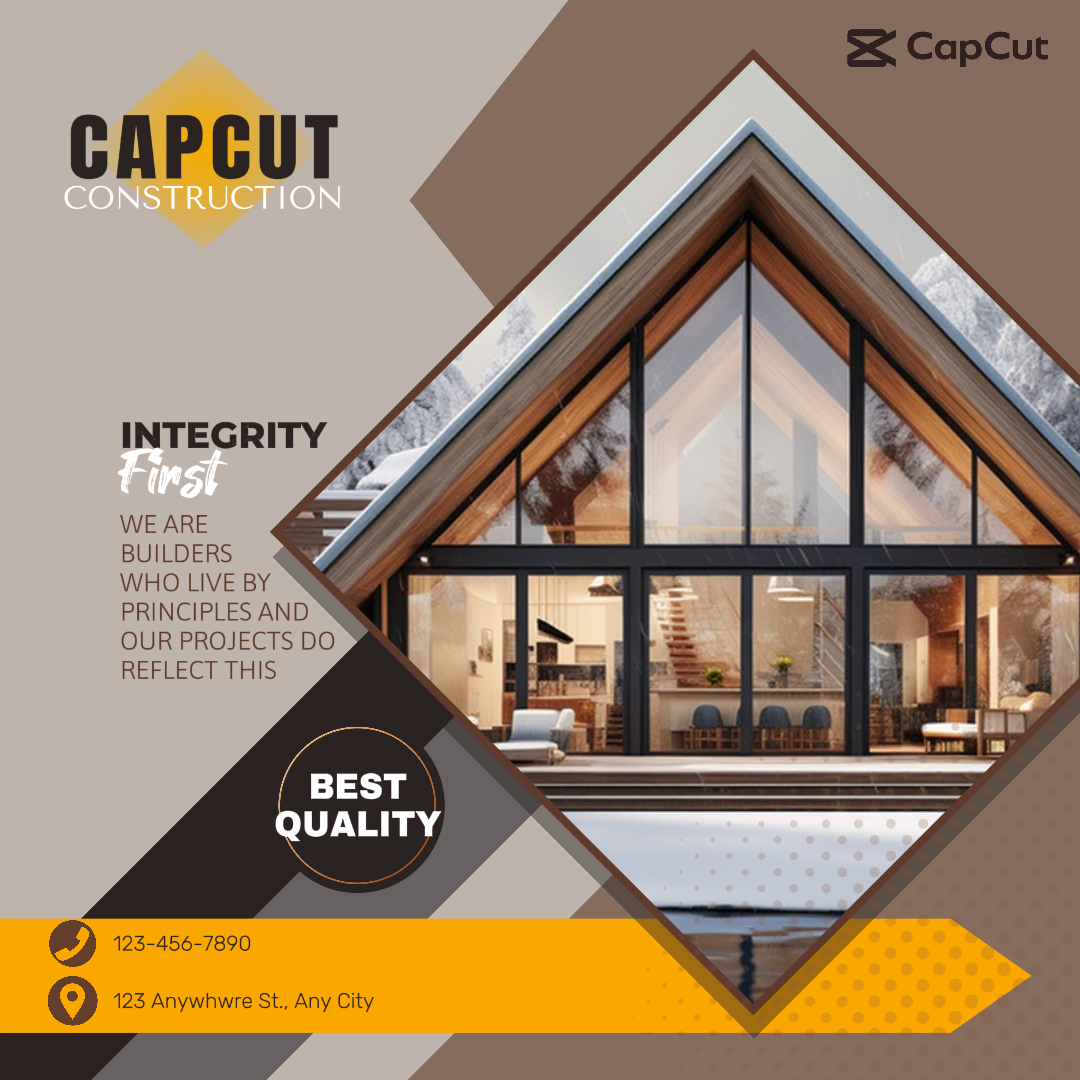 Household Marketing Poster Product Display Instagram Post Capcut Construction
