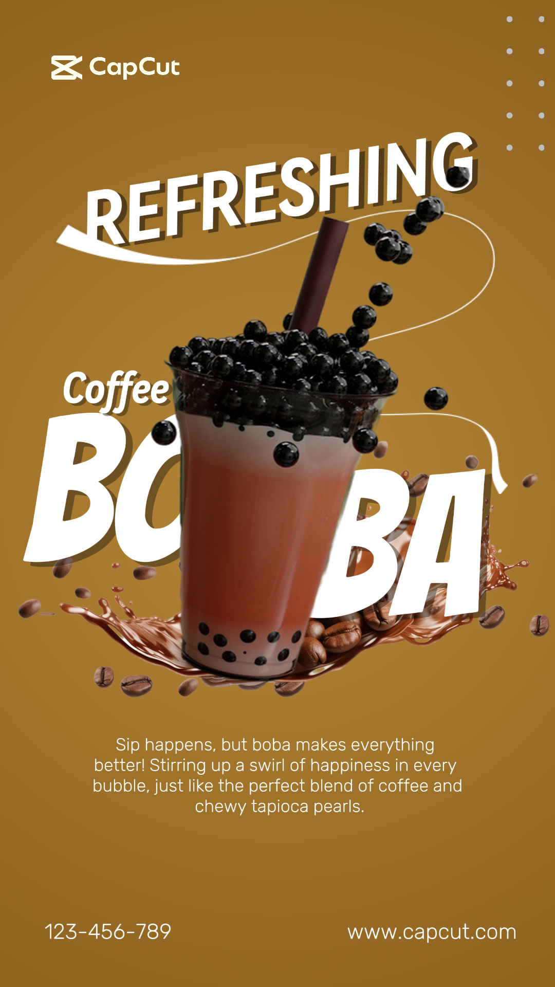 Comida y Bebidas Café Boba Historia de Instagram