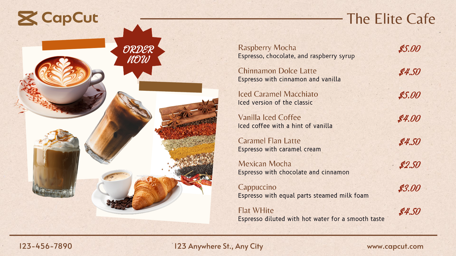 Cafe New Menu List Twitter Post