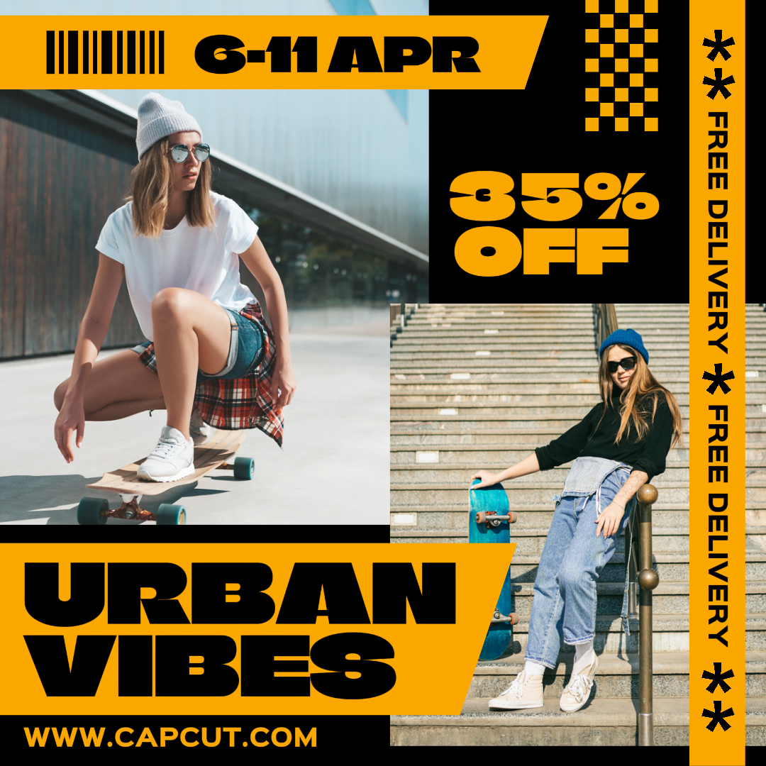 fashion promotions template instagram post