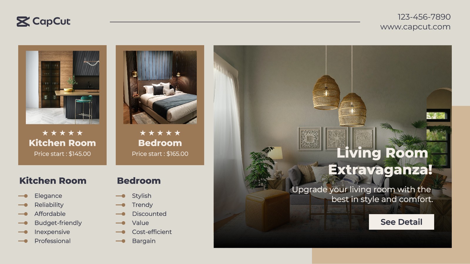 Interior design promotion twitter post