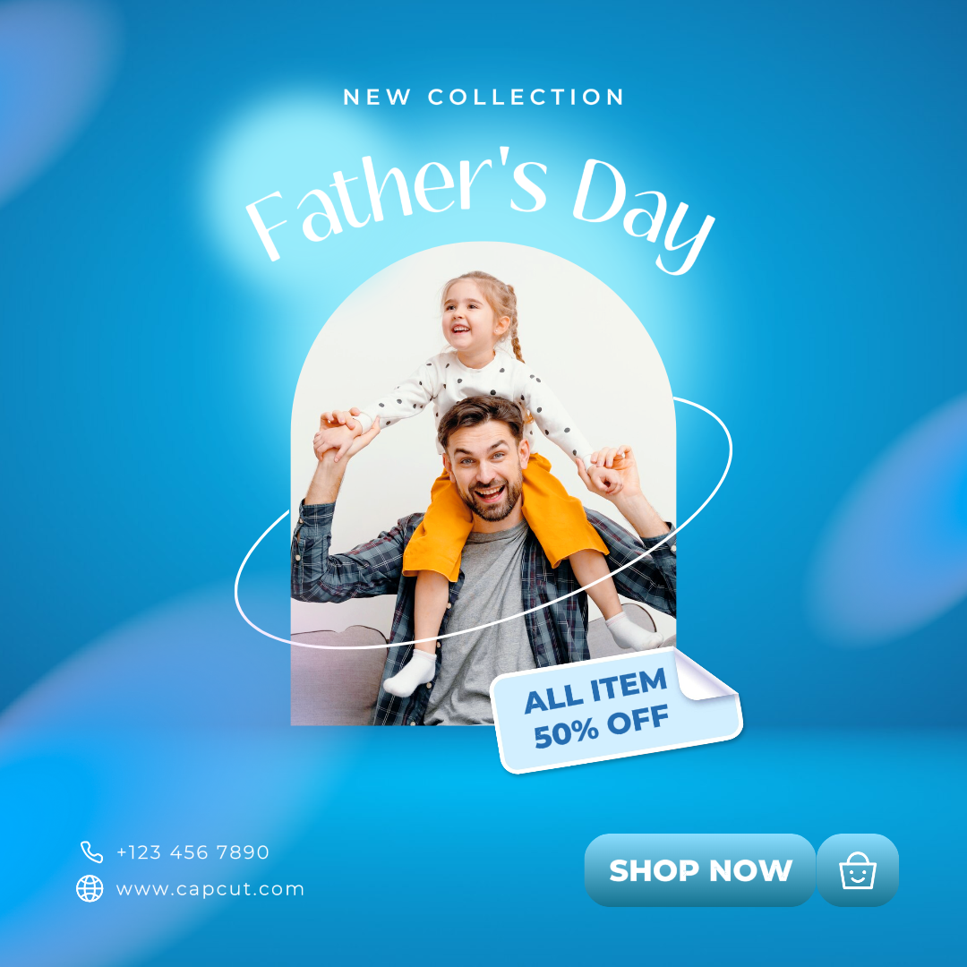 Día del Padre Nueva Colección Venta Instagram Post Diseño Creativo