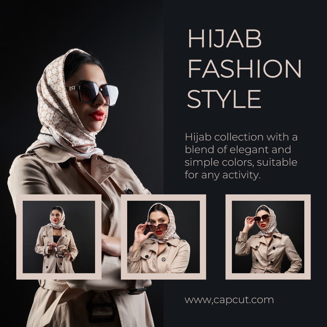 Fashion Hijab Promotion Instagram Post Minimalist