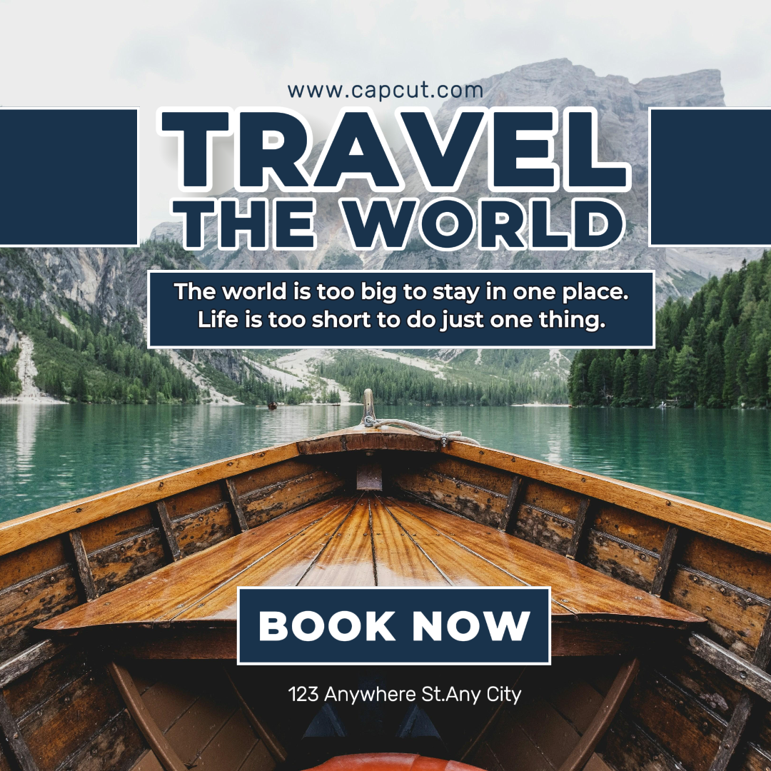 Promoción simple de viajes por el mundo