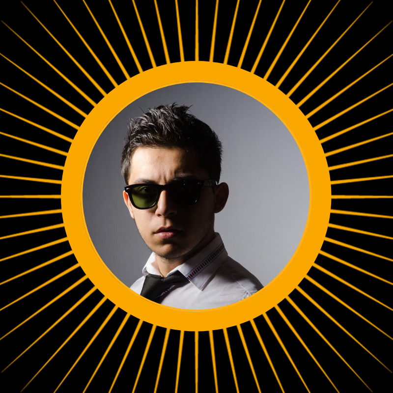 Foto profil IG non-pemasaran Hitam & Kuning