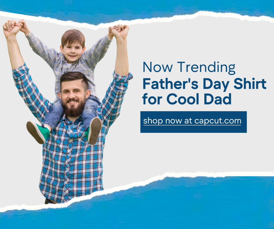 Father's Day - Marketing Poster Product Display Shirt Facebook Post