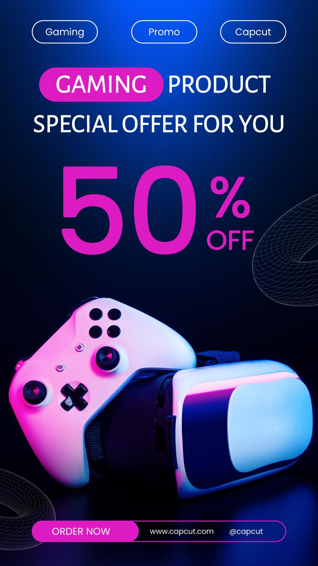 Gaming Product Special Offer Modern Tiktok Post