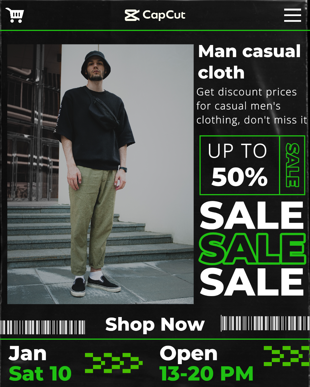 capcut template cover