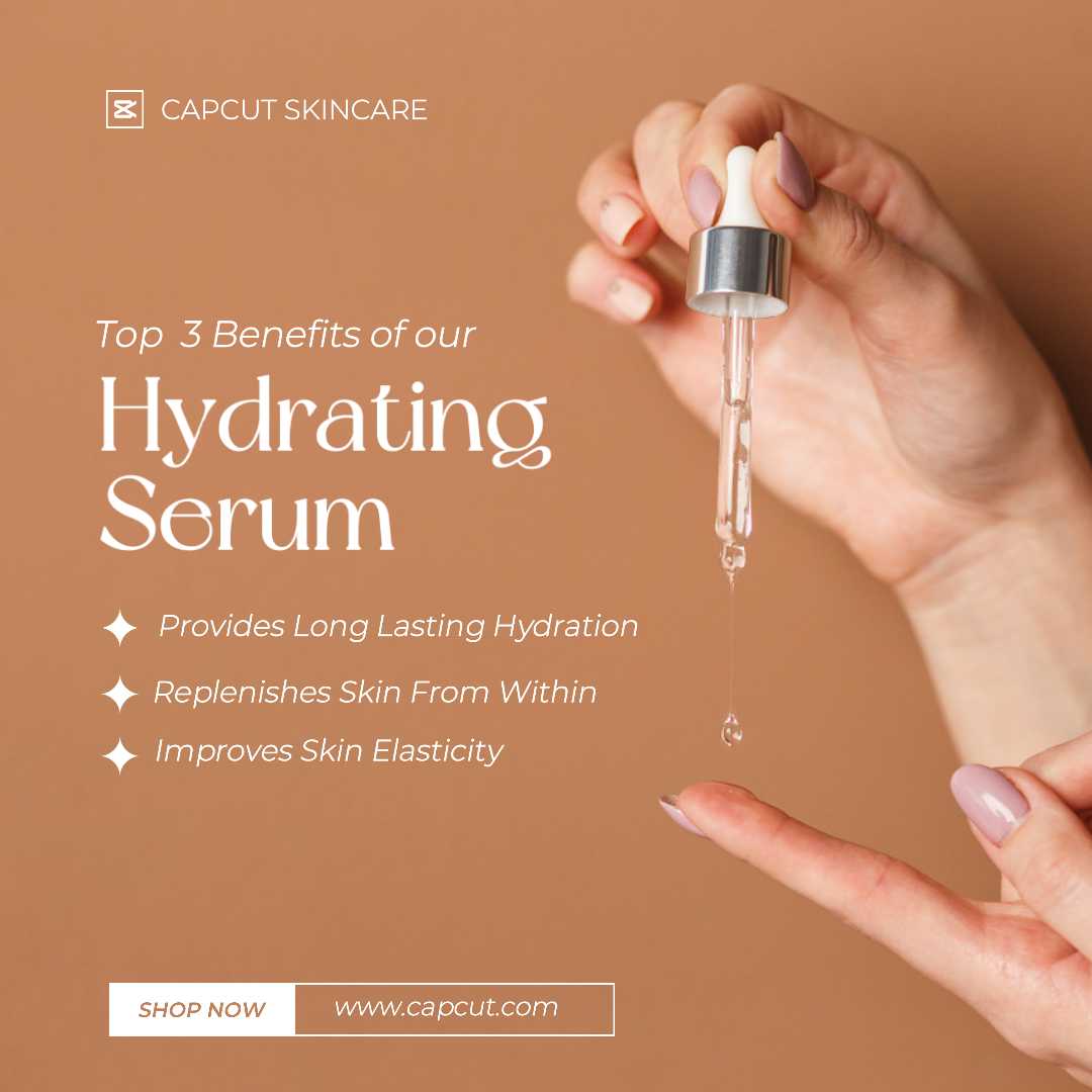 Hydrating Serum Benefits Instagram Post