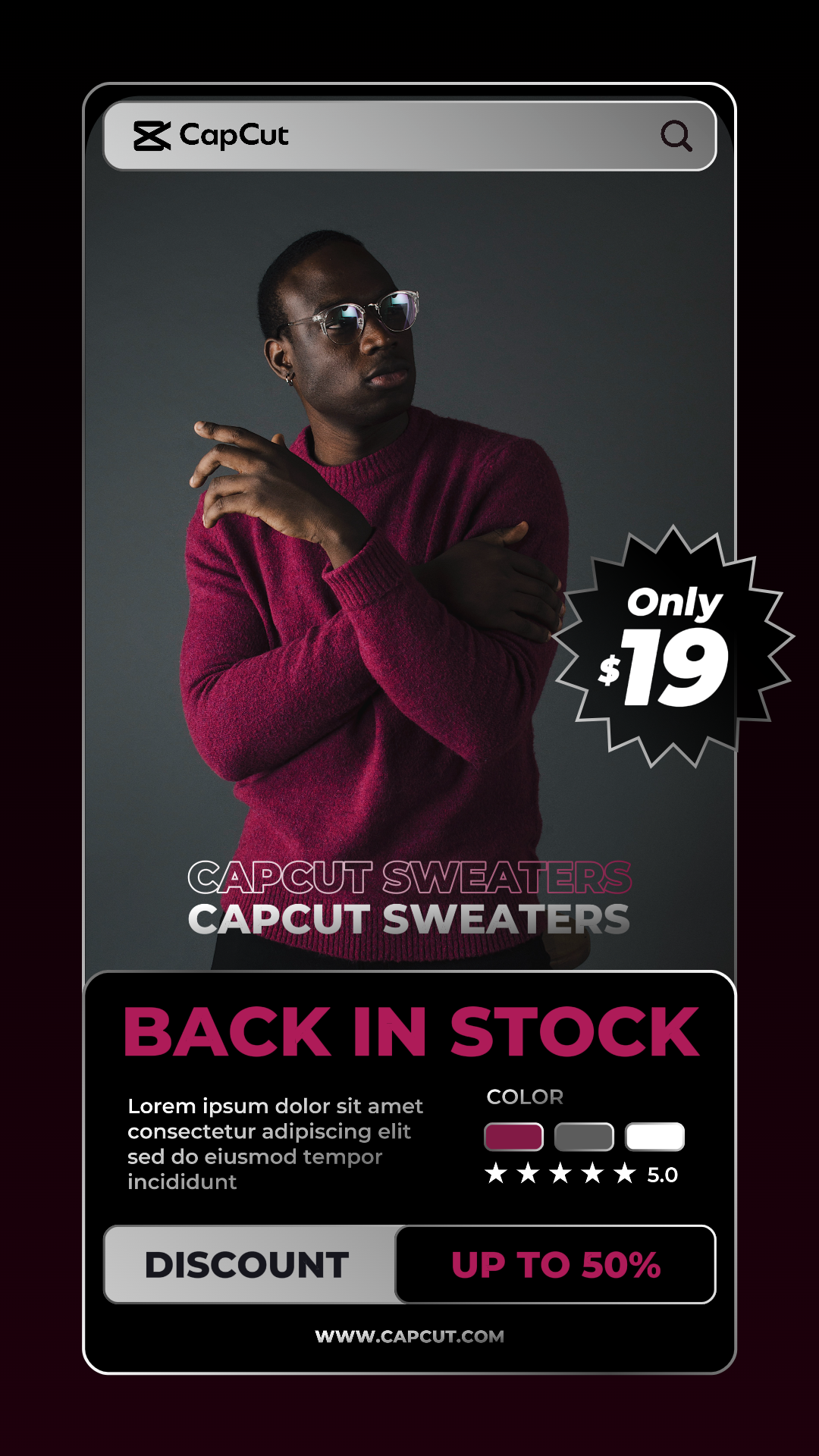 capcut template cover