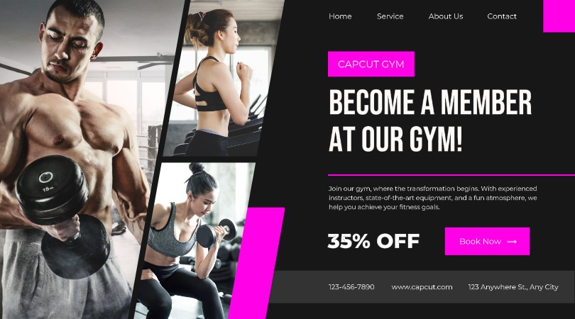Gym Promotion Facebook-Anzeige