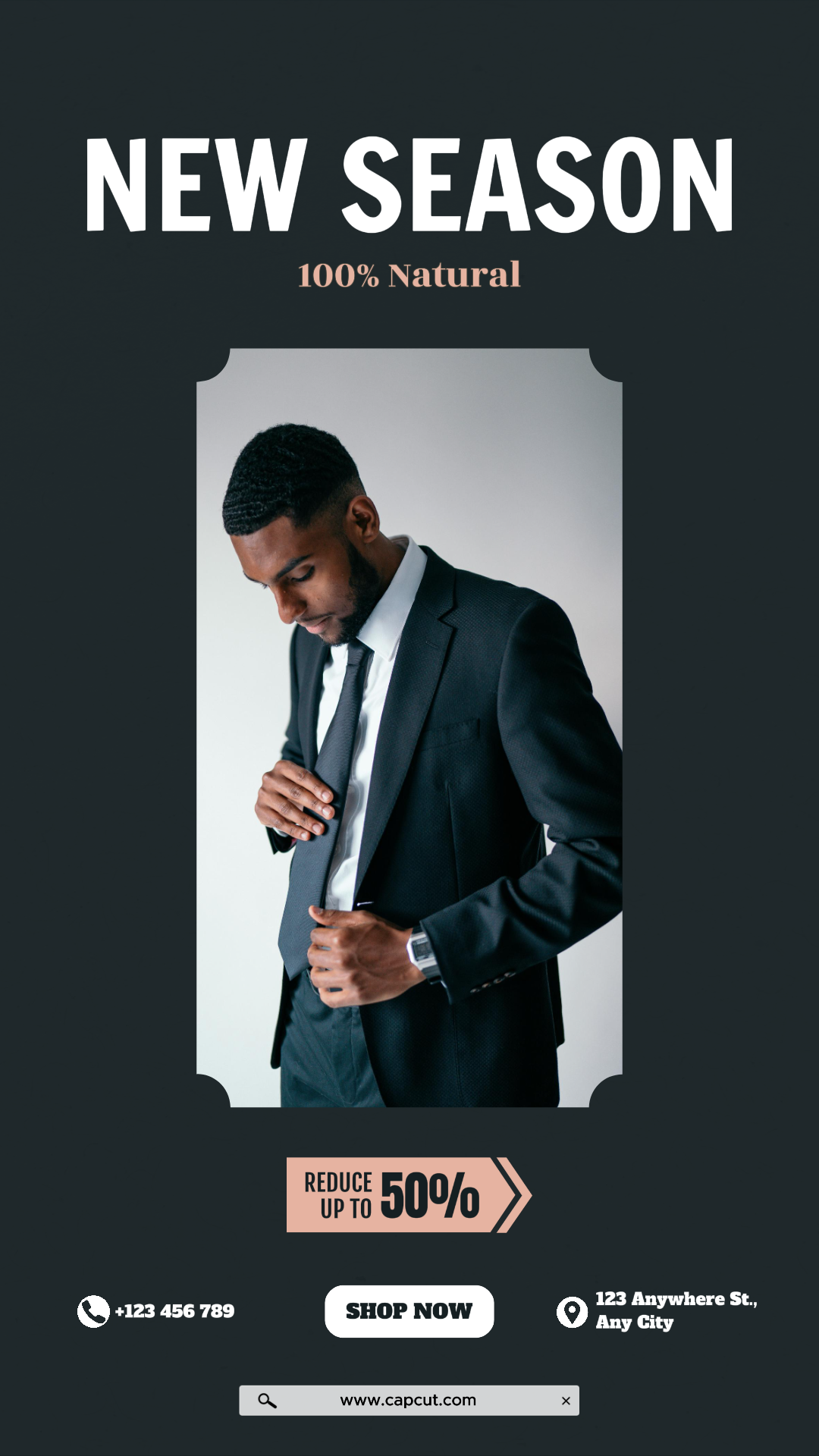 Roupas e Sapatos Nova Temporada Instagram Story Green Minimalist