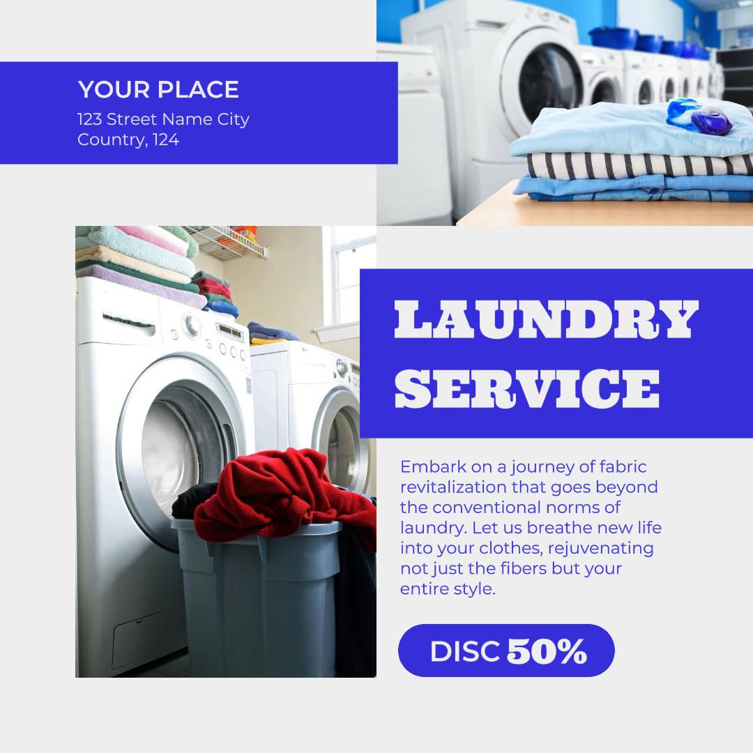 Life services laundry service instagram post