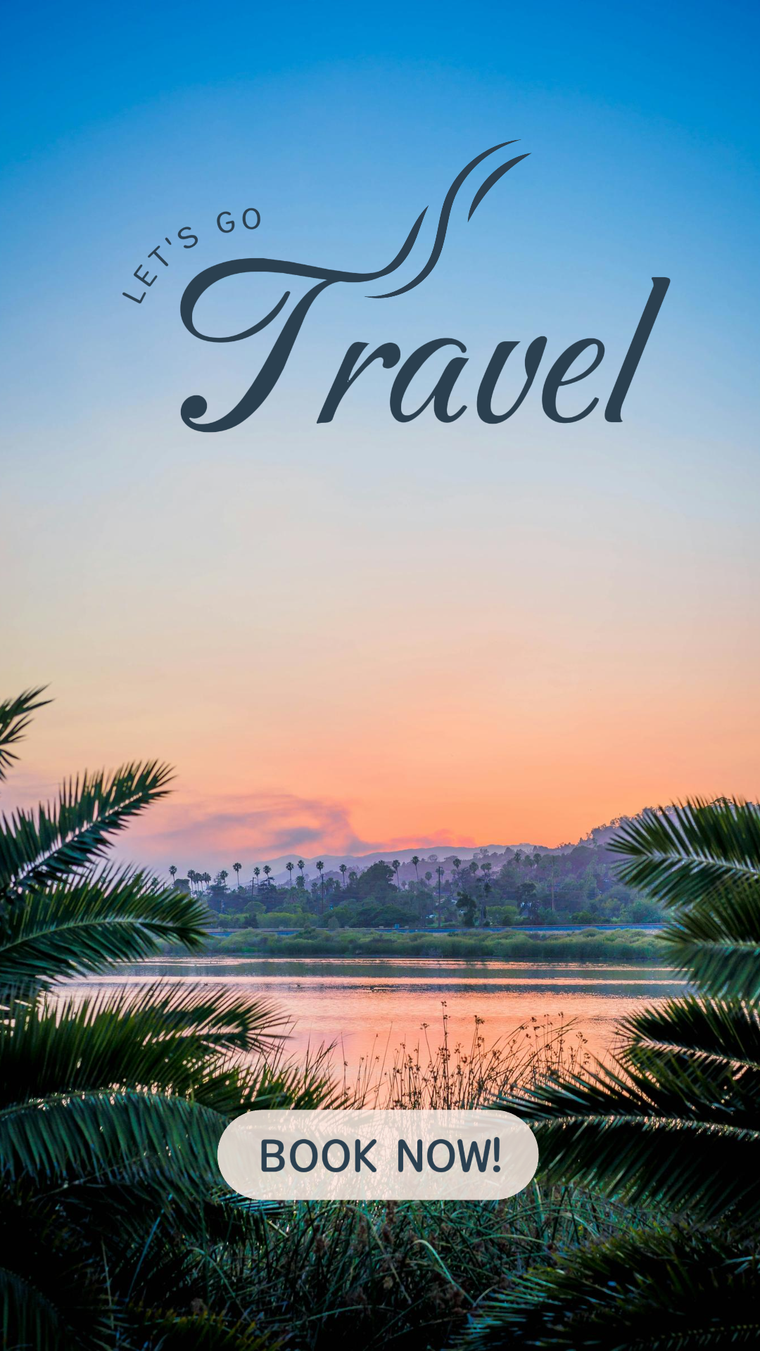 Reisen Kreatives Poster TikTok Let 's Go Reisen