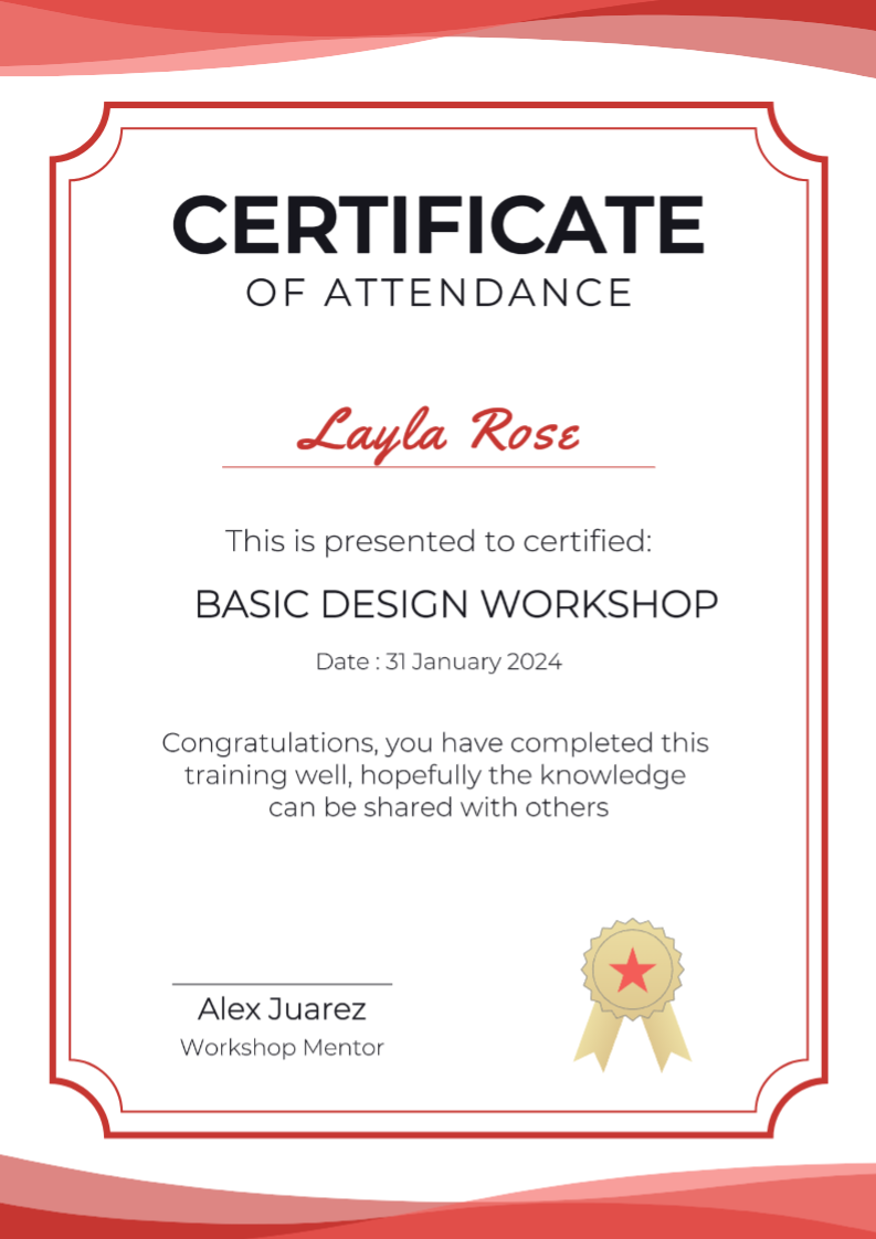 Atelier de conception de certificats non marketing