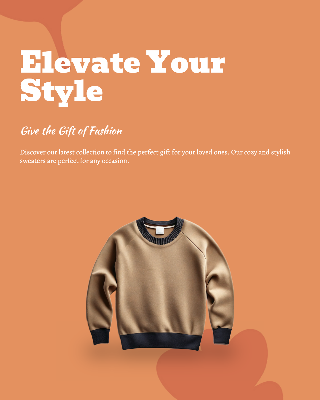 Presente de roupas e sapatos