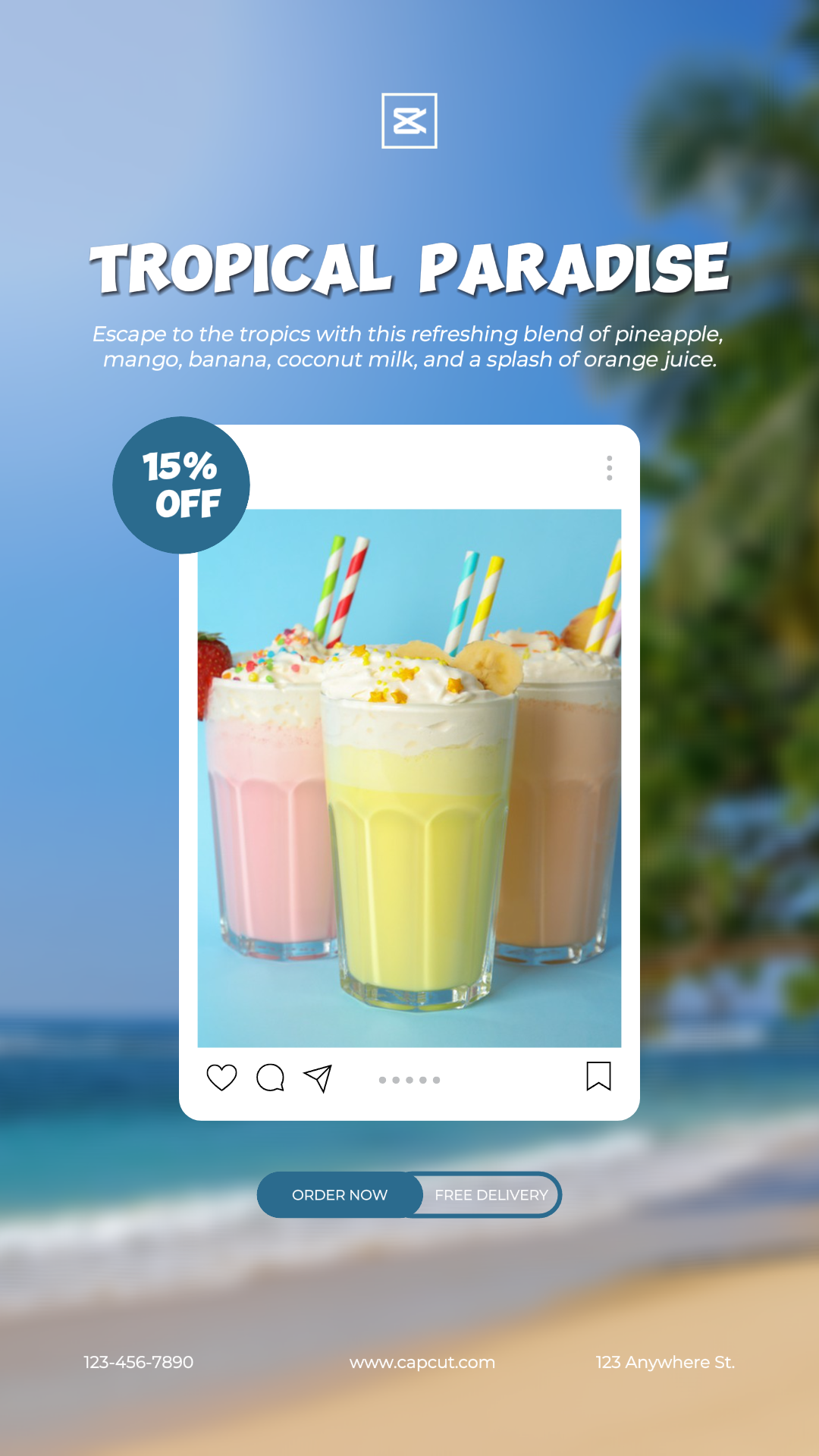 capcut template cover