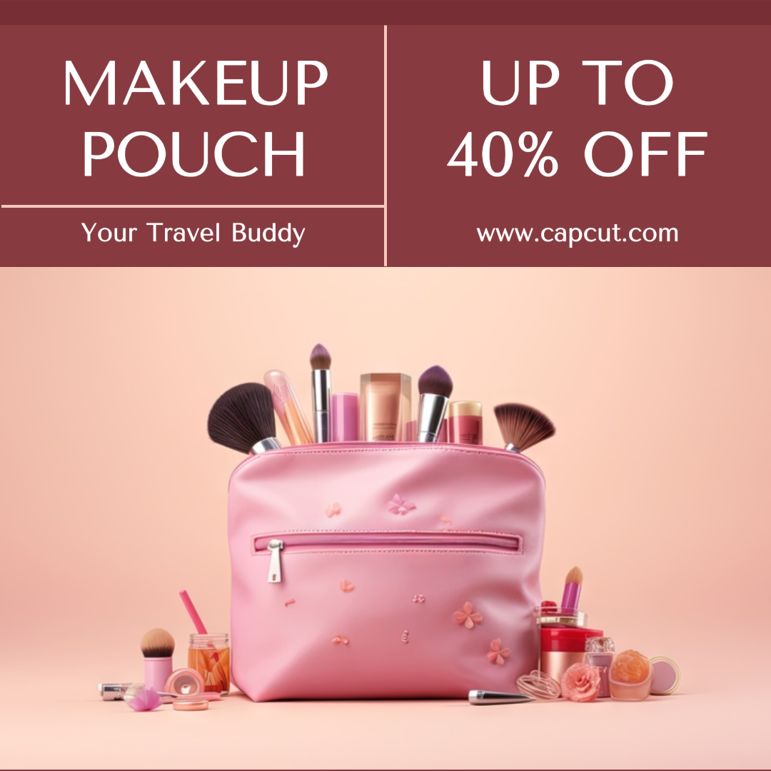 Makeup Pouch Promo Posting Instagram