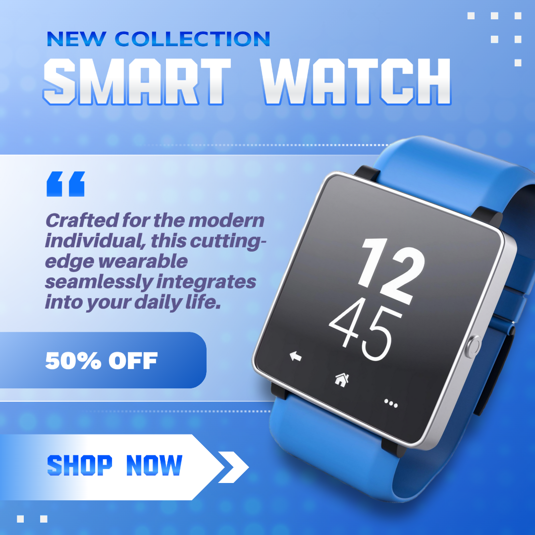 E-Commerce-Elektronik - Heldenbild - Smartwatch