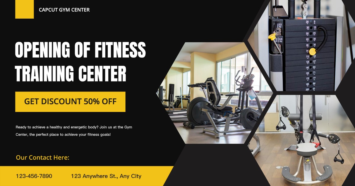 GYM Center ouvre une publicité sur l'application Facebook