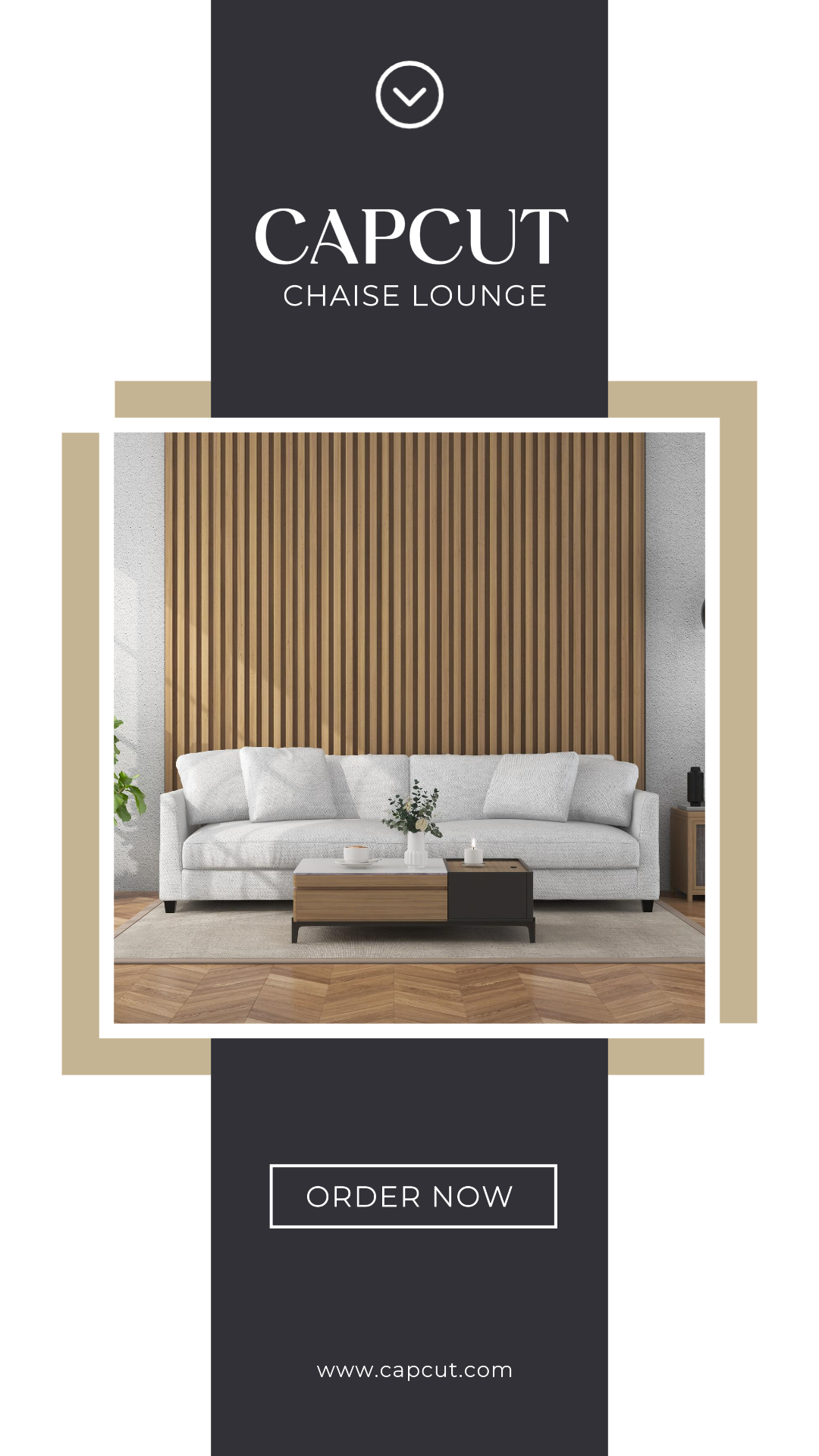 Cartel de marketing de accesorios y muebles para el hogar Promoción de venta de sofá Historia de Instagram