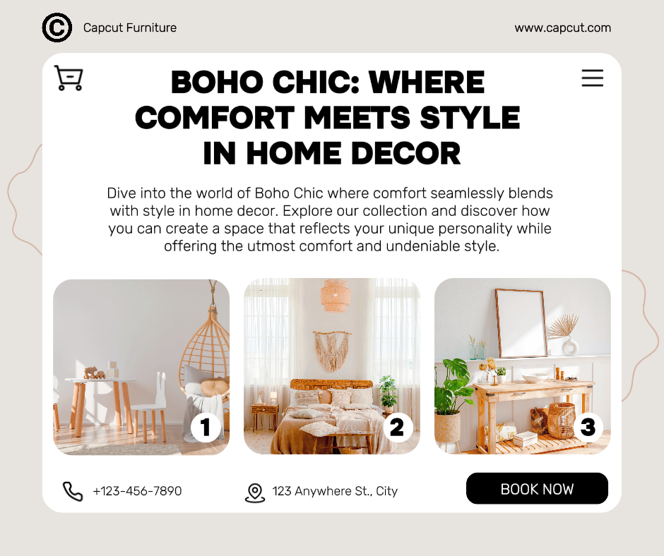 Poster Pemasaran Kolase Minimalis Posting Facebook