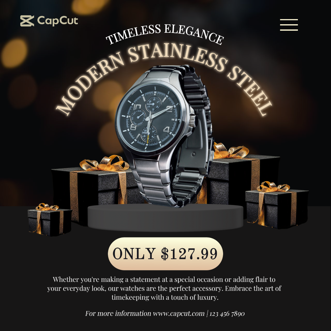 Venta De Promoción De Moda Reloj Masculino Publicación De Instagram