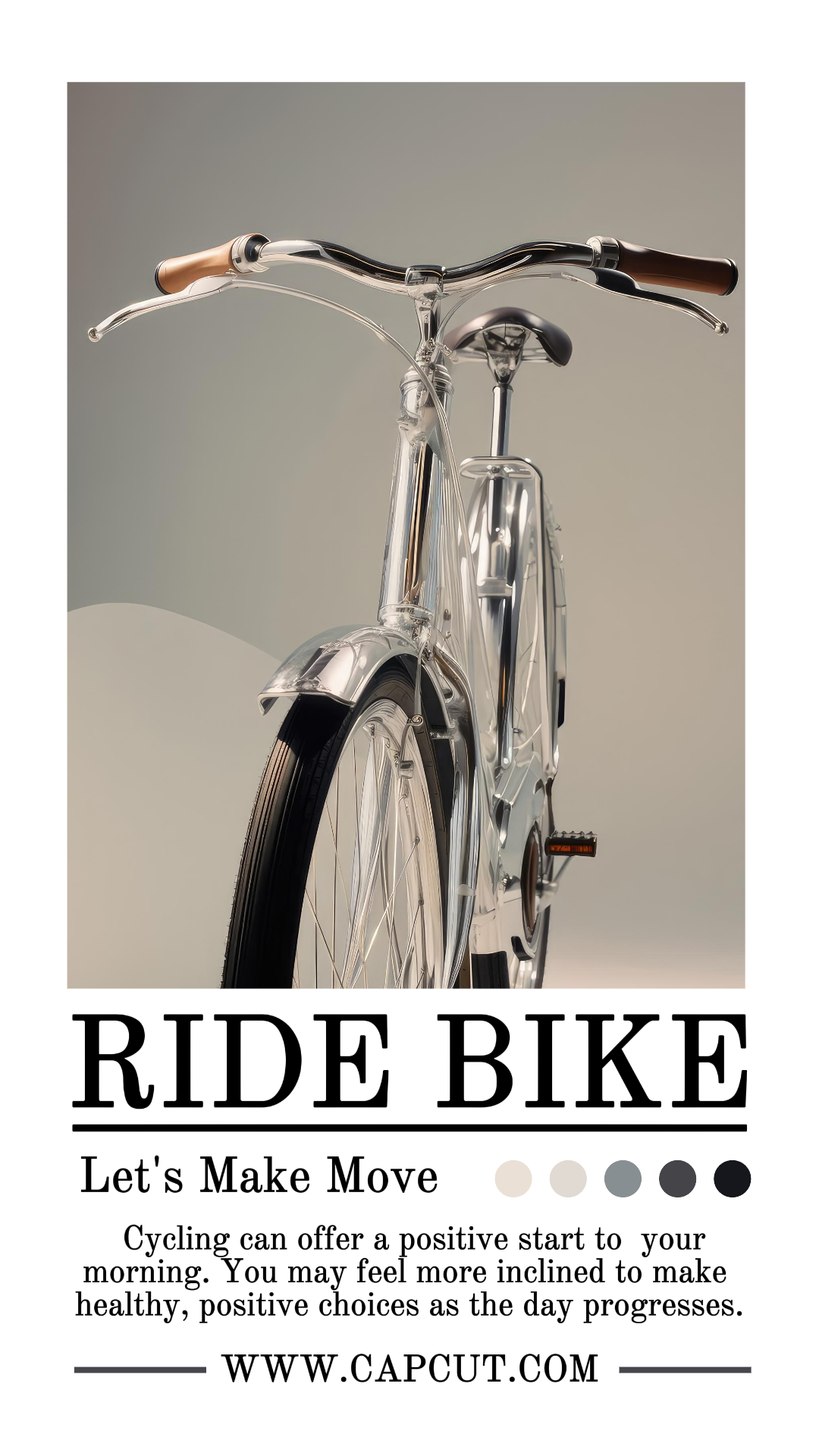 Deporte y partido Cartel de marketing de bicicletas Historia de Instagram