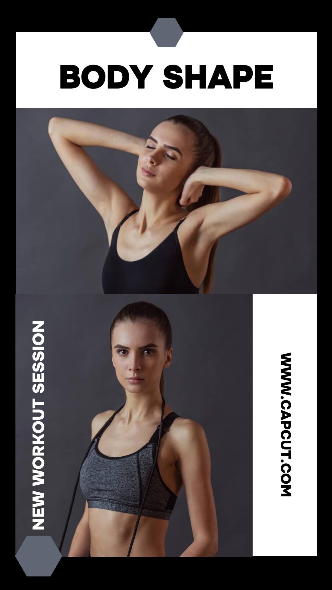 Workout and fitness Body Shape Fitness Workout Instagram Story