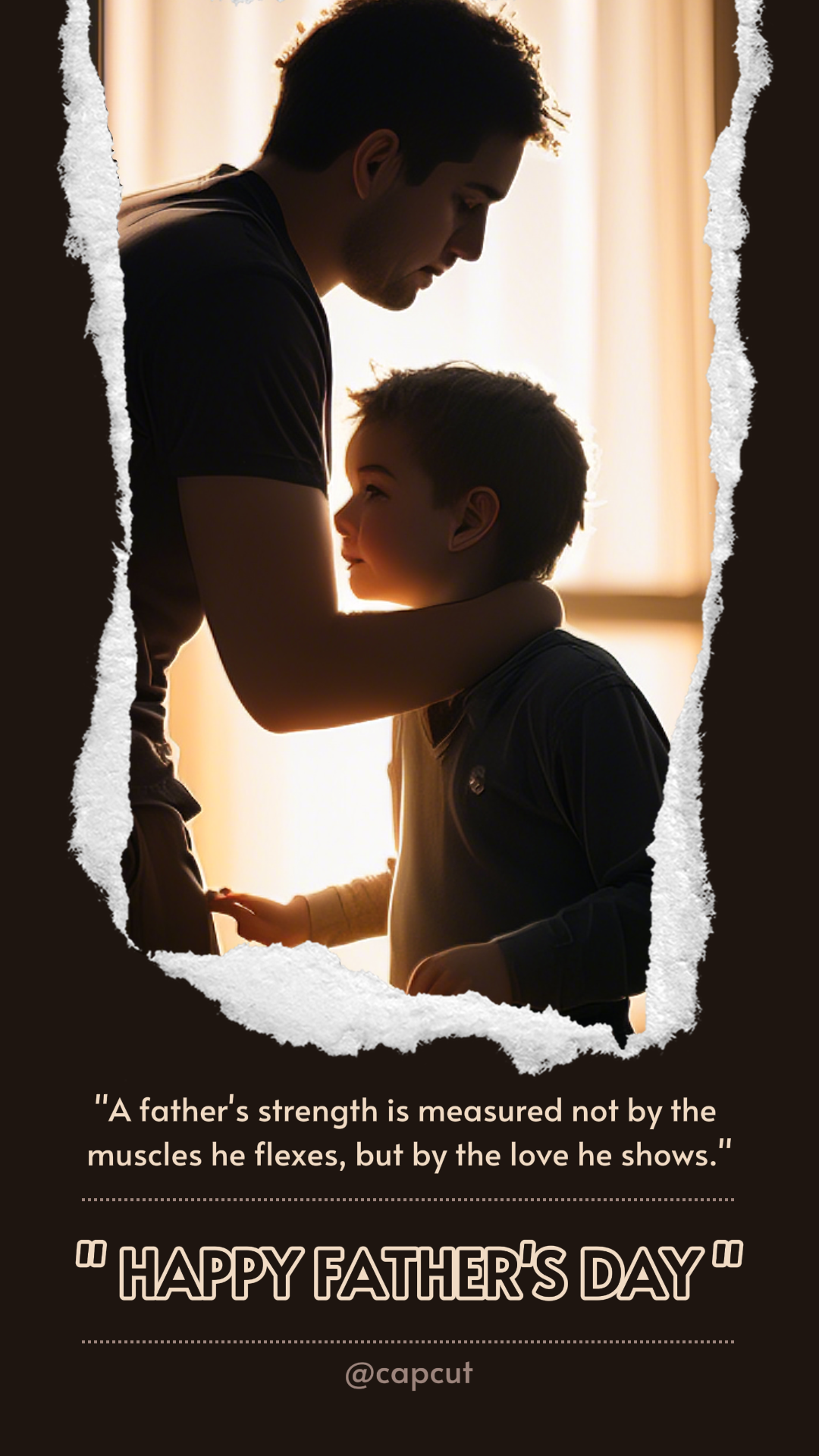 Fête des pères Tik Tok Fête des pères Marron