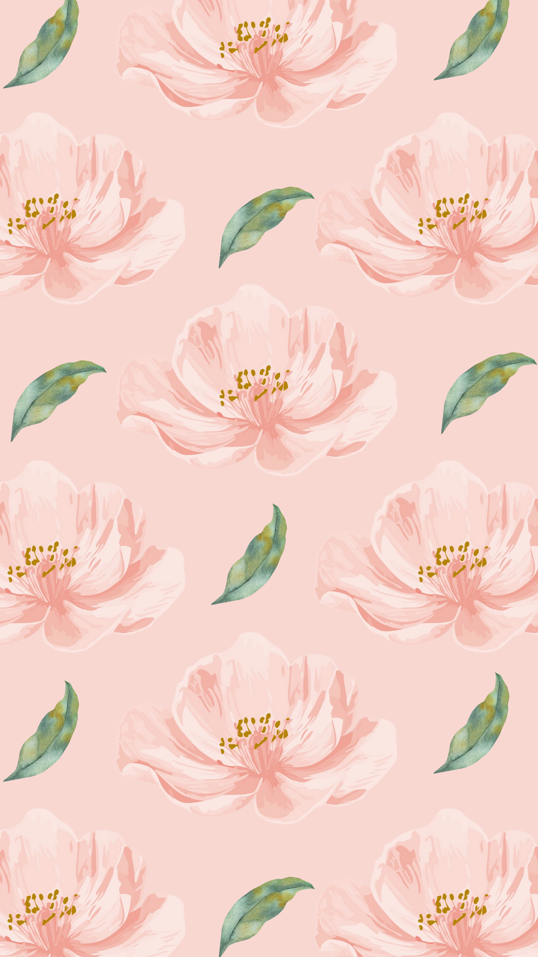 Papier peint affiche créative fleur rose