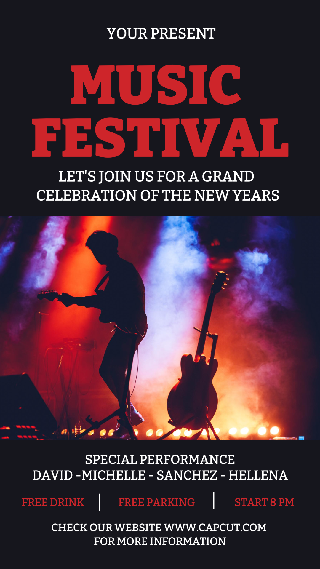 Festival Musik Cerita Instagram Tahun Baru