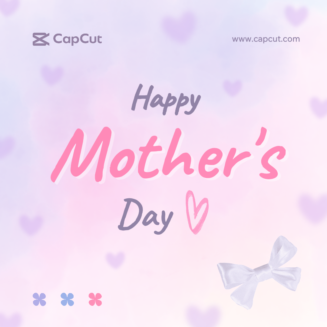 Affiche créative de la fête des mères Instagram Post Pastels doux